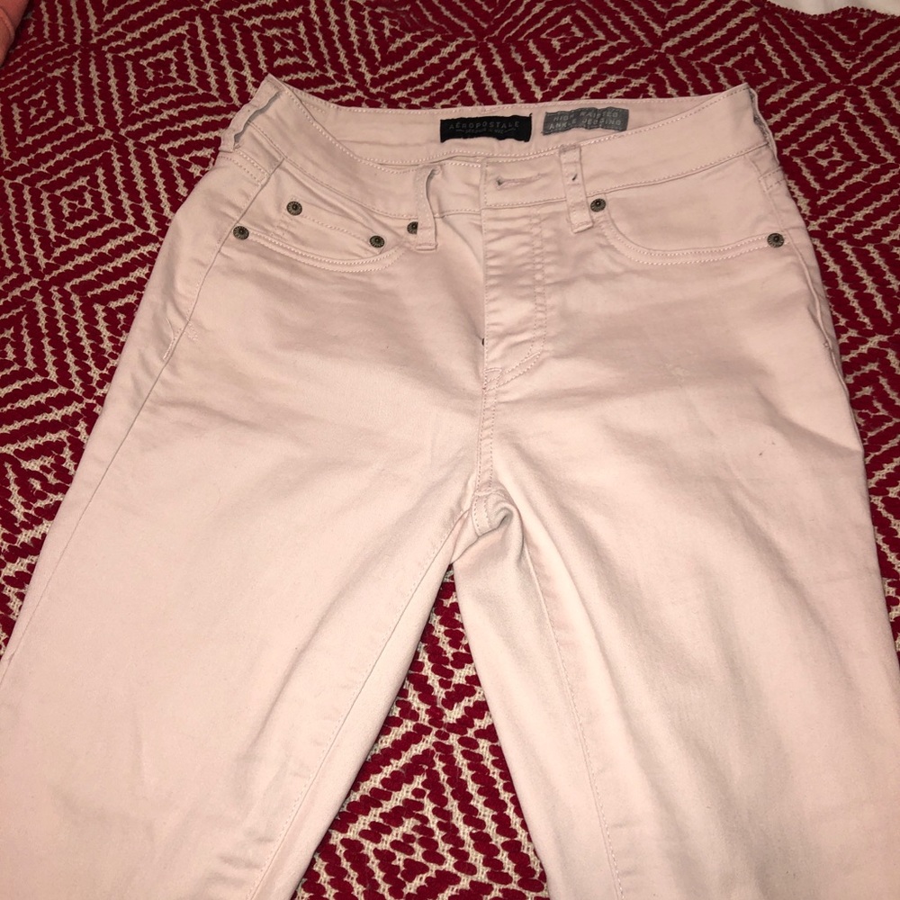 Rose pink jeans